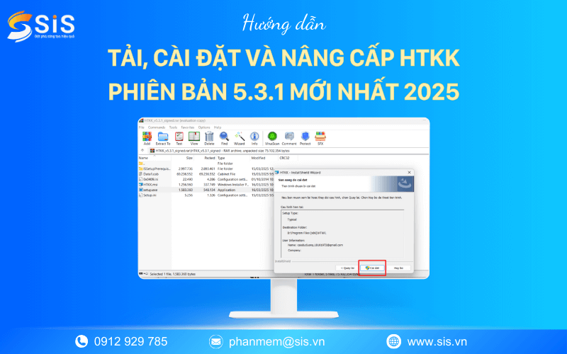 Hướng dẫn tải, cài đặt và nâng cấp HTKK phiên bản 5.3.1 mới nhất 2025